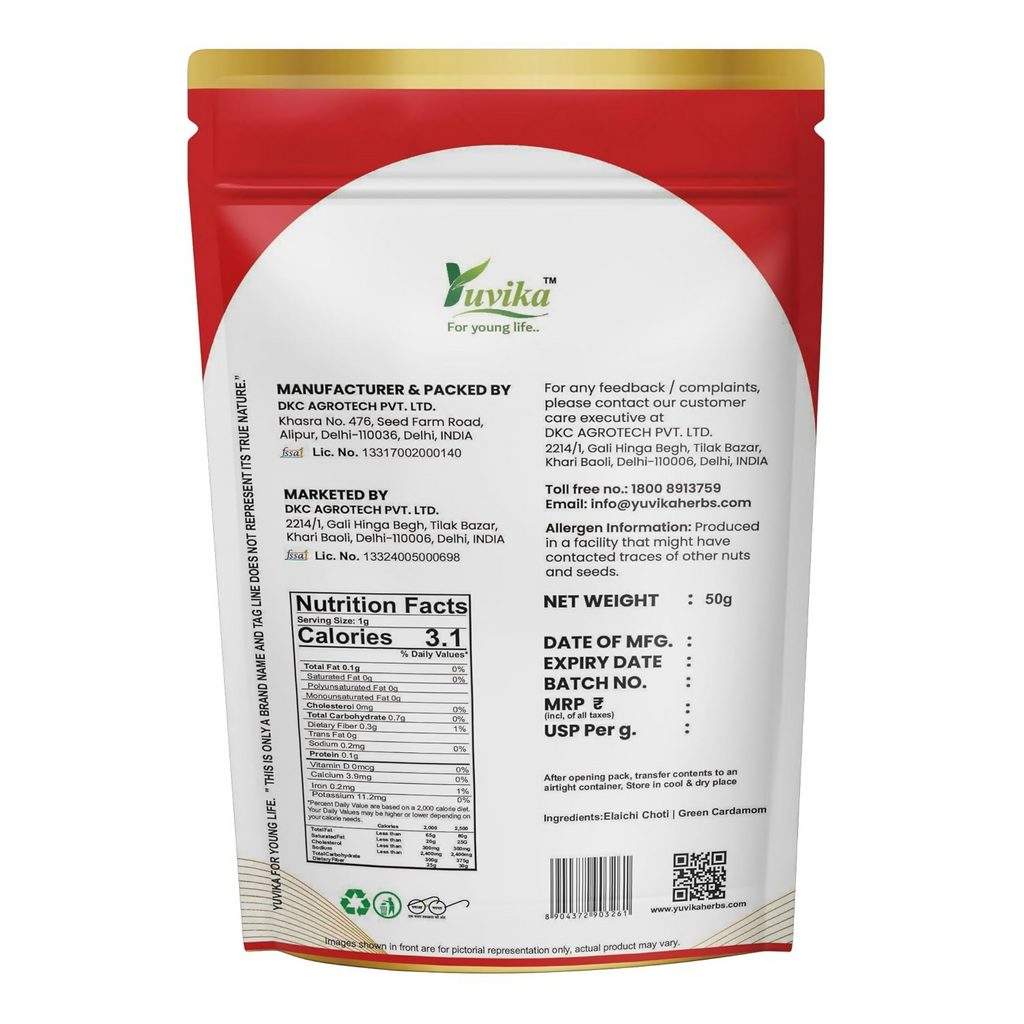 Yuvika Elaichi Choti Green Cardamom Small | Grocsy