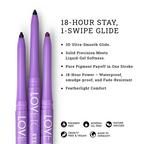 LOVETC Eyephoria Longwear Smudge-Proof Retractable Kajal - Deep Dive | Grocsy