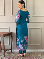 Partywear Designer Tebby Rama Stitched Suit With Dupatta - Tanisha | Grocsy