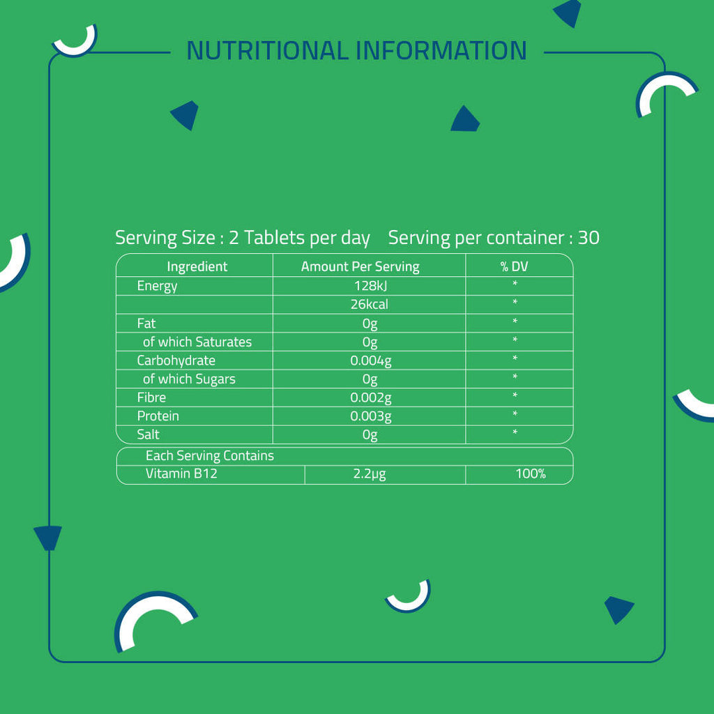 Laurik Vitamin B Complex With Vegetable B1, B2, B3, B5, B6, B7, B9 & B12 | Energy & Cognitive Support Tablets | Grocsy