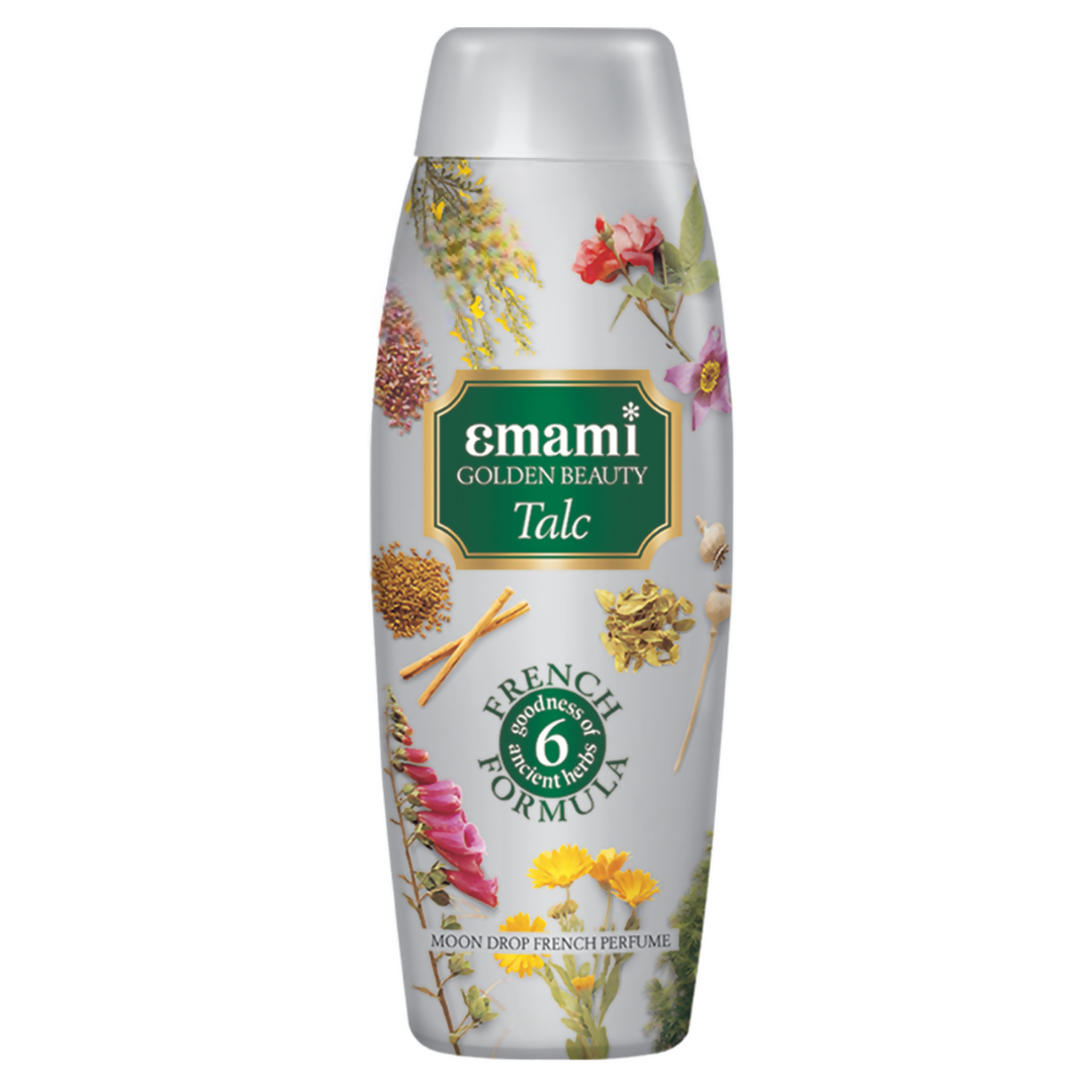 Emami Golden Beauty Moon Drop Talc Powder | Grocsy