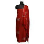 Nizalia Handmade Sozni Work Red Pashmina - Limited Time Offer | Grocsy