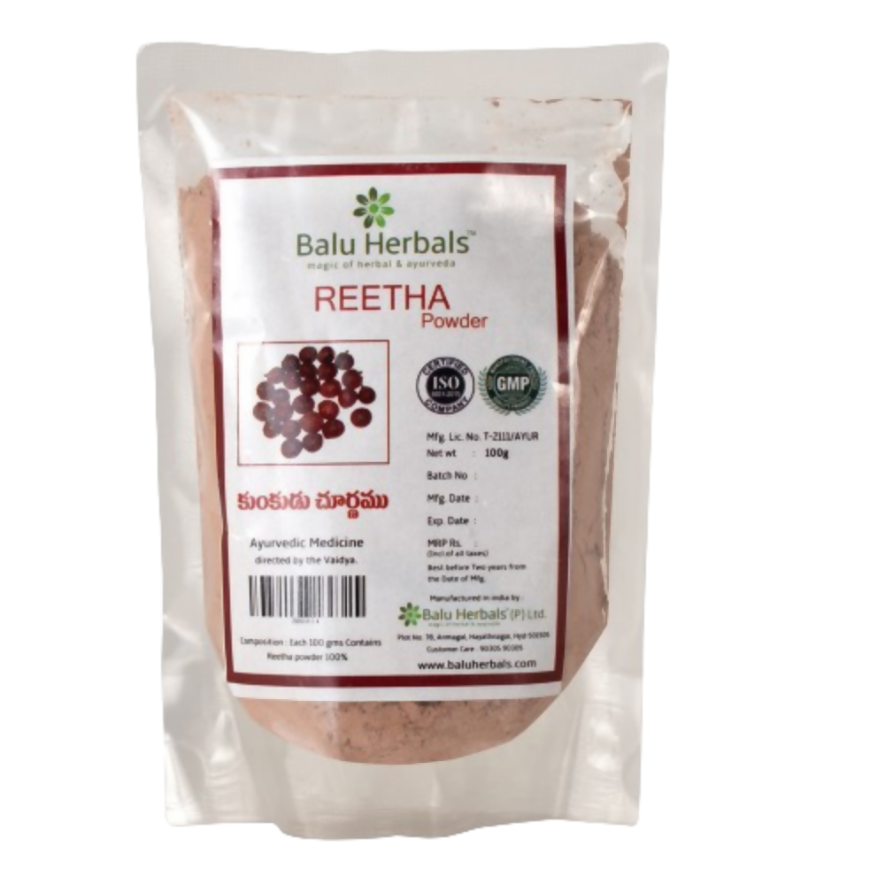 Balu Herbals Reetha (Kumkudu) Powder | Grocsy