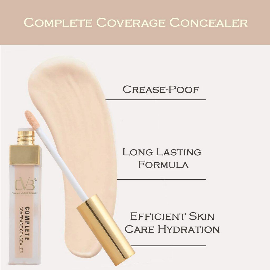 CVB C97 Natural Nude Complete Coverage Liquid Concealer Soft Ivory | Grocsy
