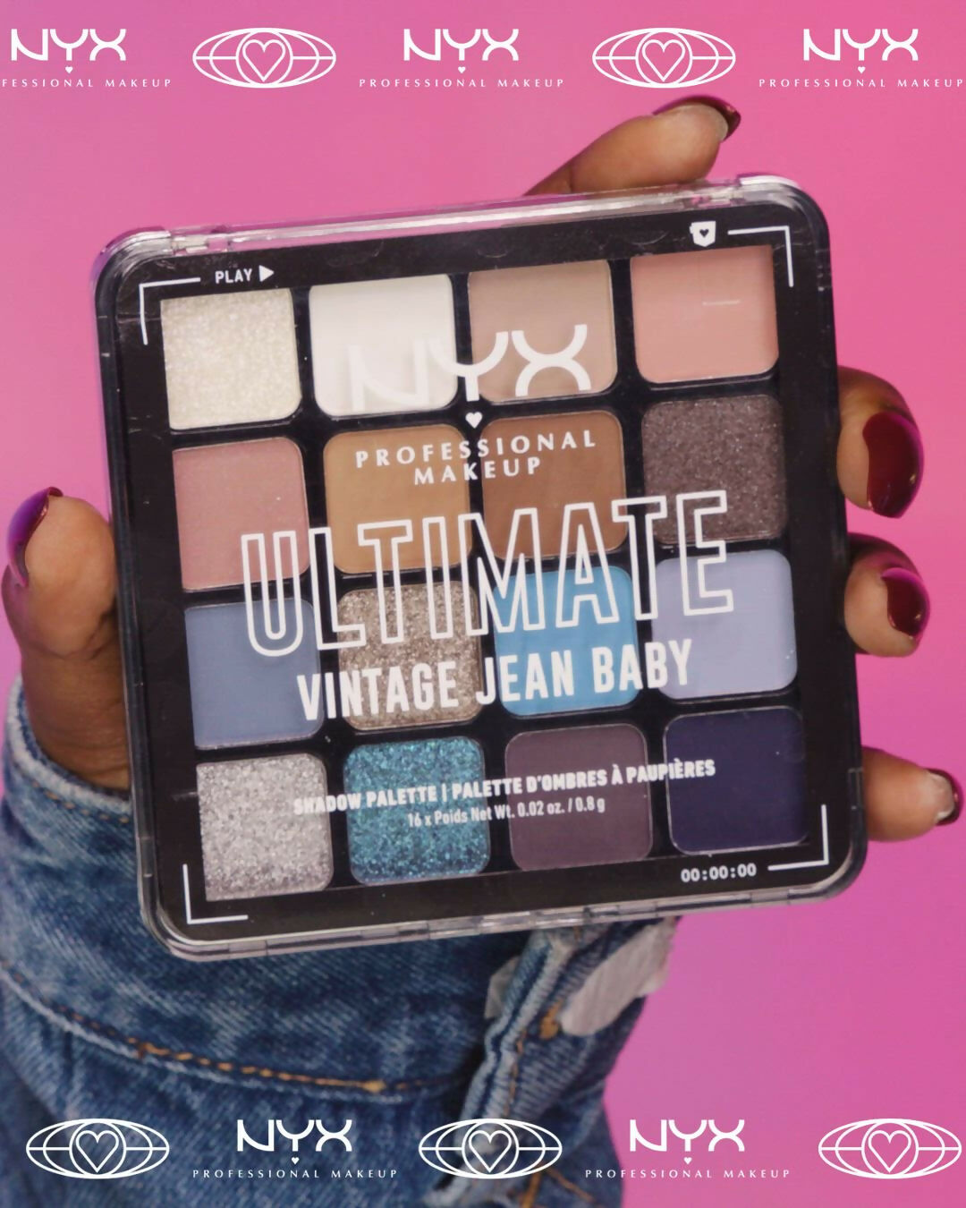 NYX Professional Makeup Ultimate Shadow Palette - Vintage Jeans | Grocsy