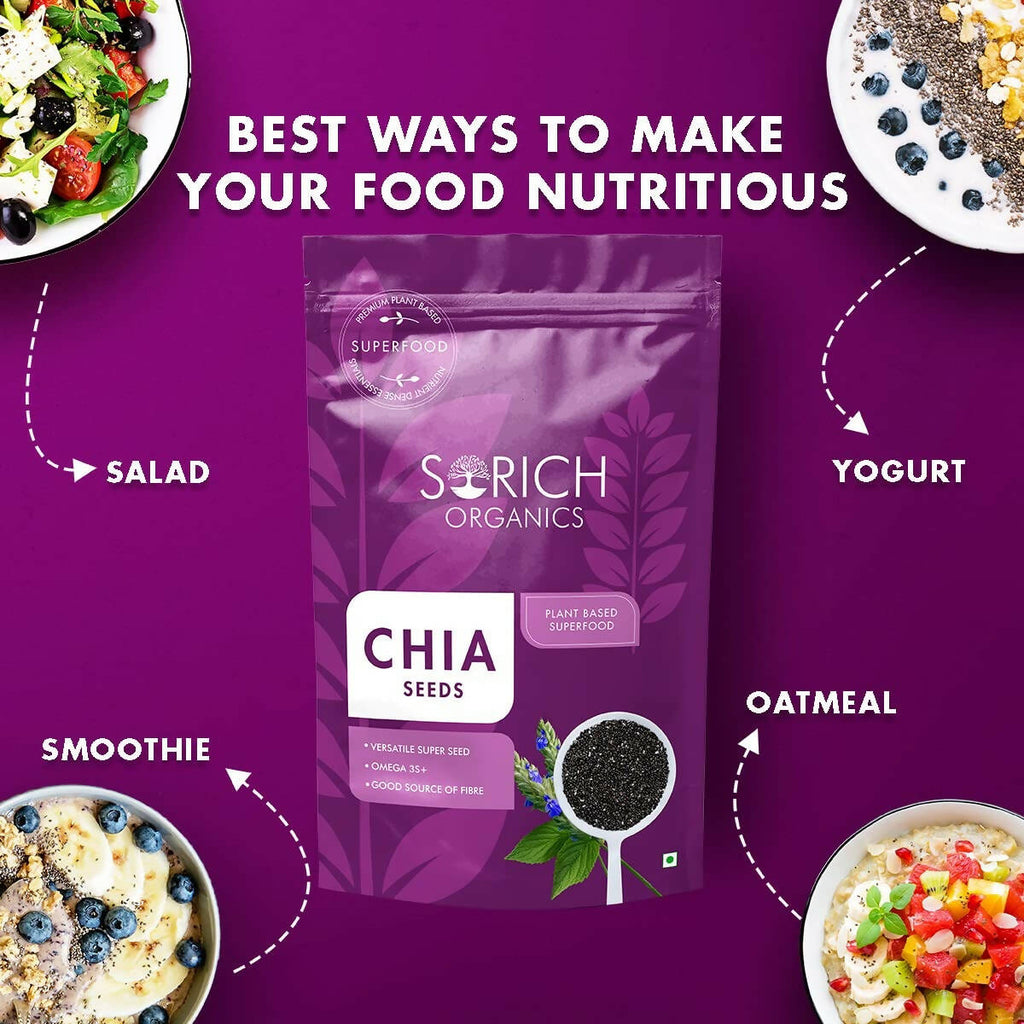 Sorich Organics Raw Chia Seeds | Grocsy