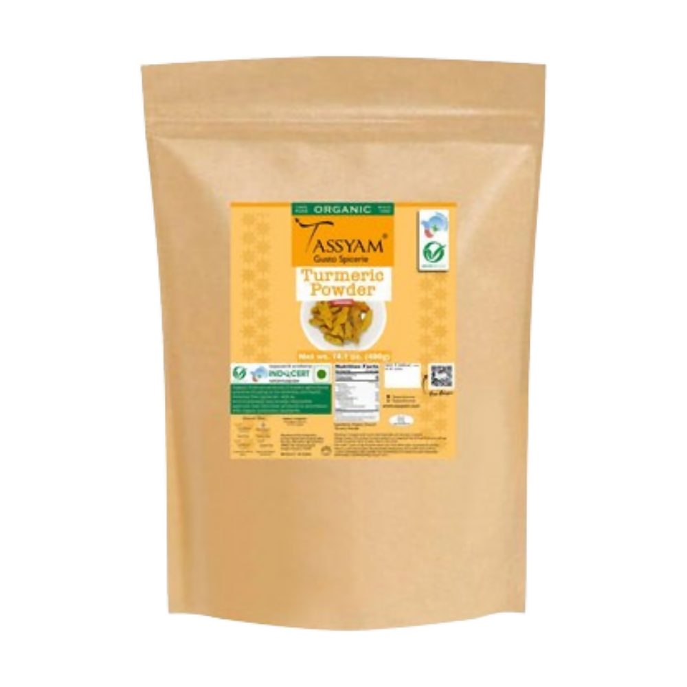 Tassyam Organics Certified 100% Organic Turmeric Powder | Grocsy