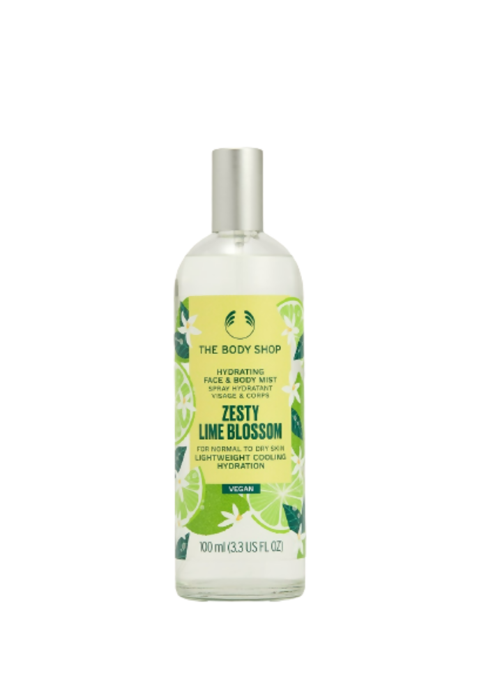 The Body Shop Zesty Lime Blossom Hydrating Face & Body Mist | Grocsy