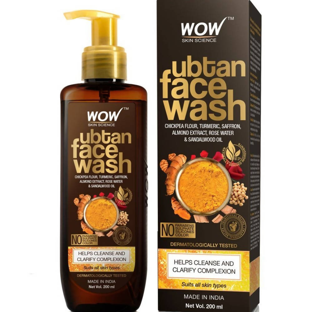 Wow Skin Science Ubtan Face Wash | Grocsy