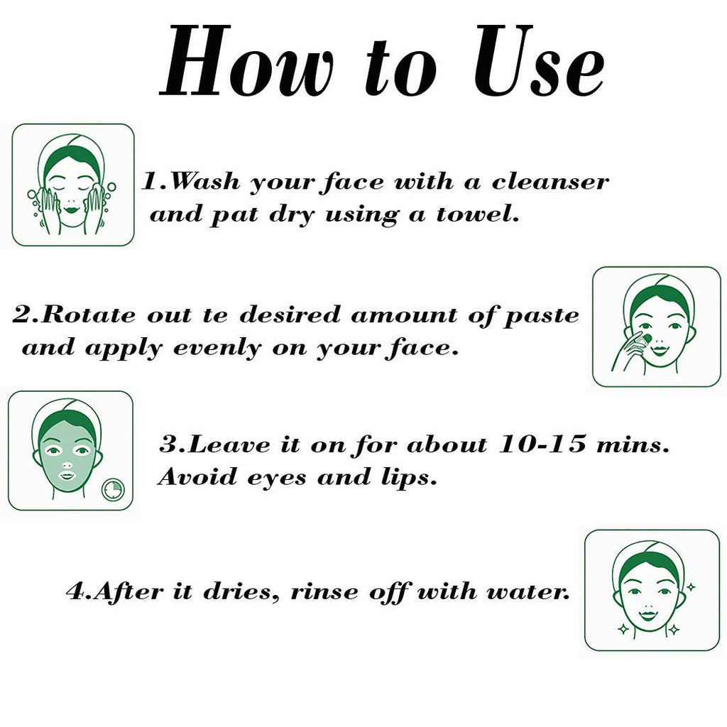 Vigini Natural Actives Anti Acne Clay Face Pack Mask with Marine Algae for Men Women | Grocsy
