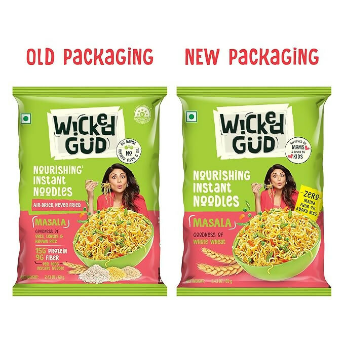 WickedGud Nourishing Masala Instant Noodles | Grocsy