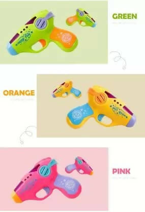 Kipa Fun Gun Colorful Musical Toy with Flashing LED Light and Sound for Kids | Grocsy