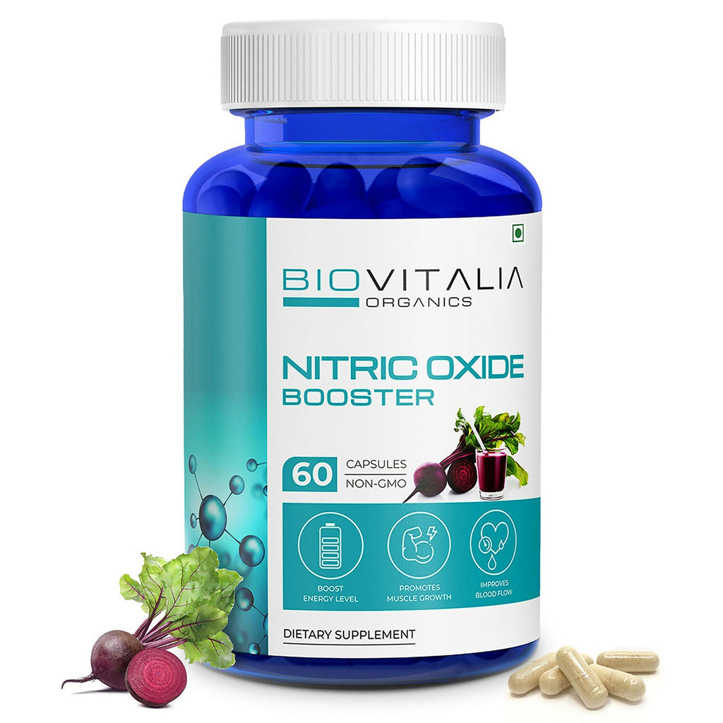 Biovitalia Organics Nitric Oxide Capsule L-Arginine | Grocsy