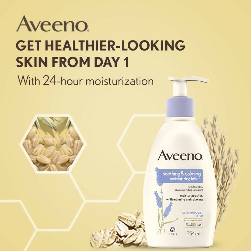 Aveeno Soothing & Calming Moisturizing Lotion | Grocsy