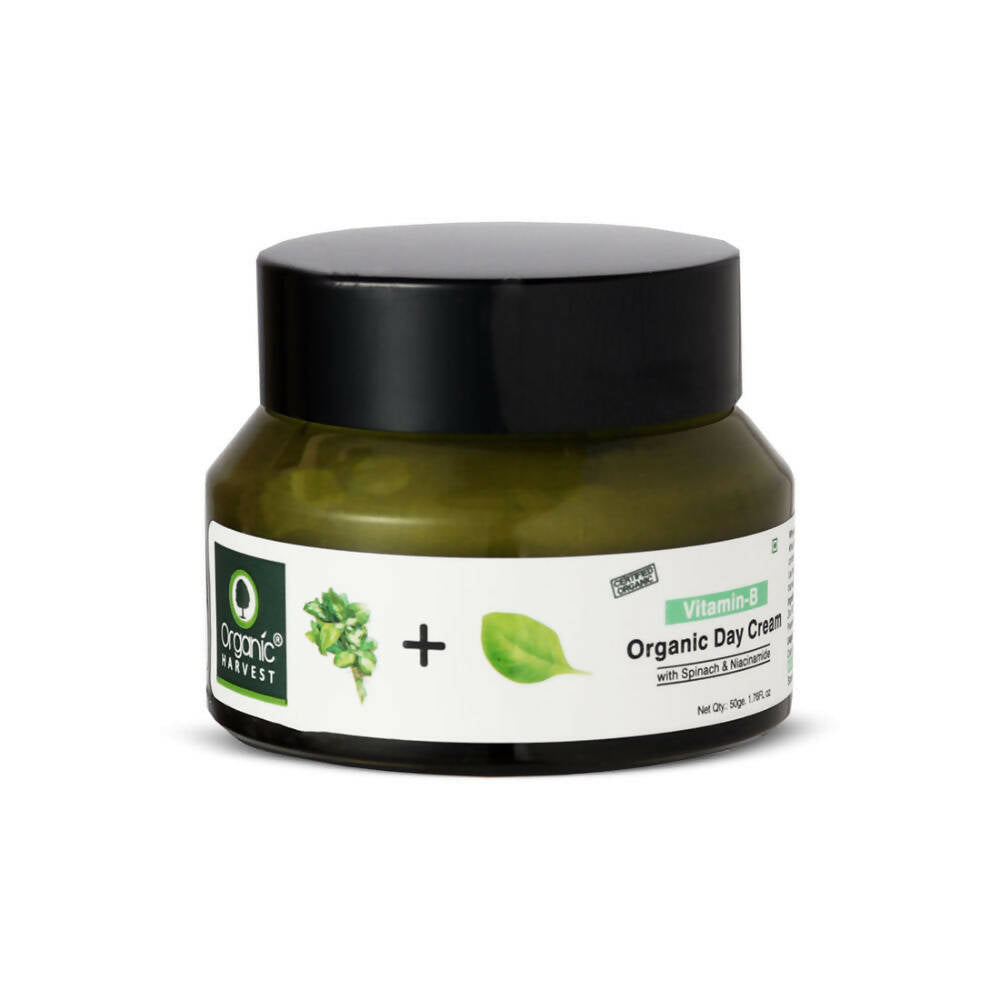 Organic Harvest Vitamin B Organic Day Cream with Spinach and Niacinamide | Grocsy