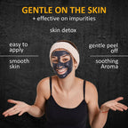 7 Days Activated Charcoal Face Mask - Peel Off - No Parabens & Mineral Oils | Grocsy