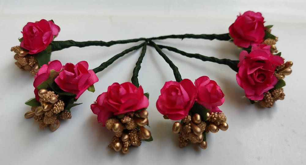 Pink Flower Brooches | Grocsy