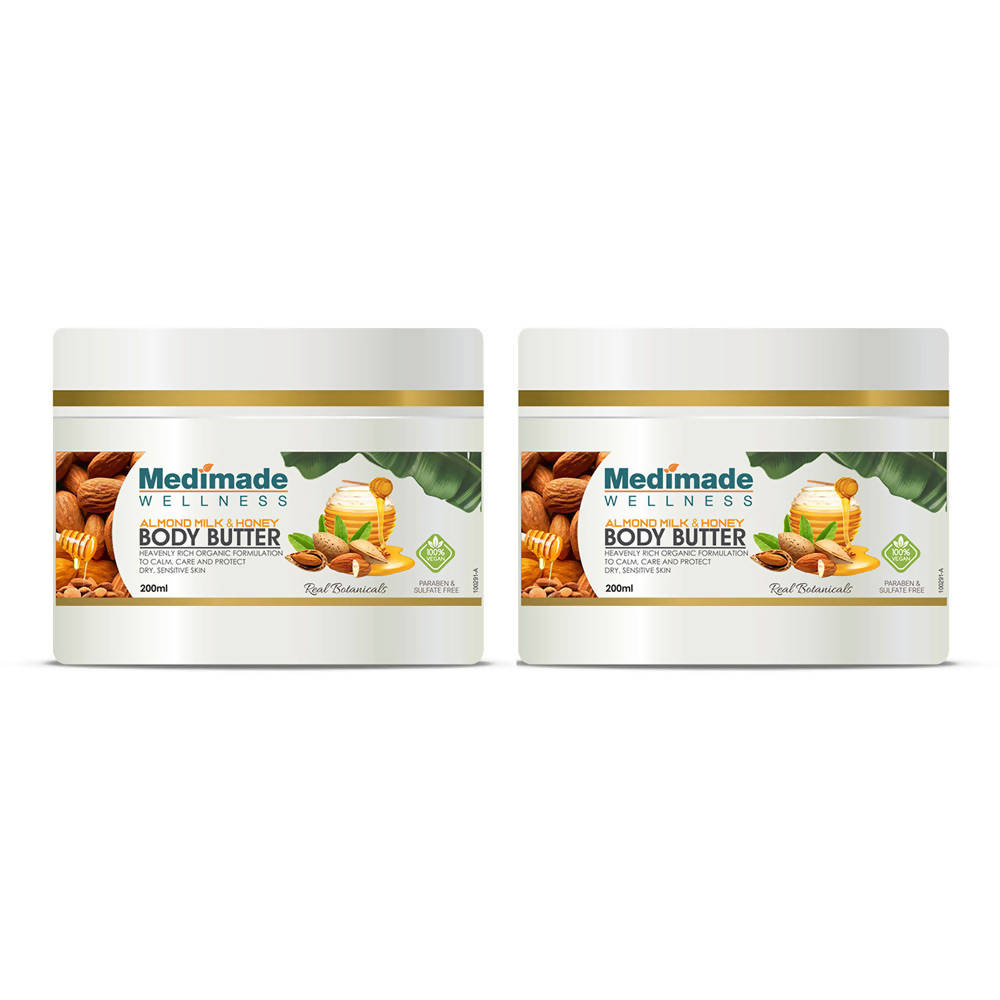 Medimade Wellness Almond Milk & Honey Body Butter | Grocsy