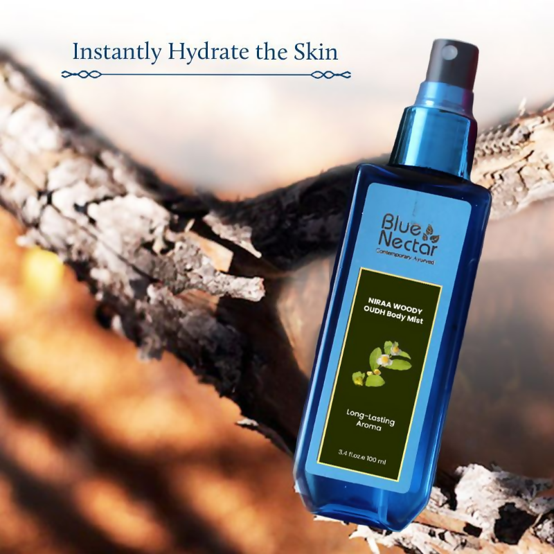 Blue Nectar Niraa Woody Oudh Body Mist | Grocsy
