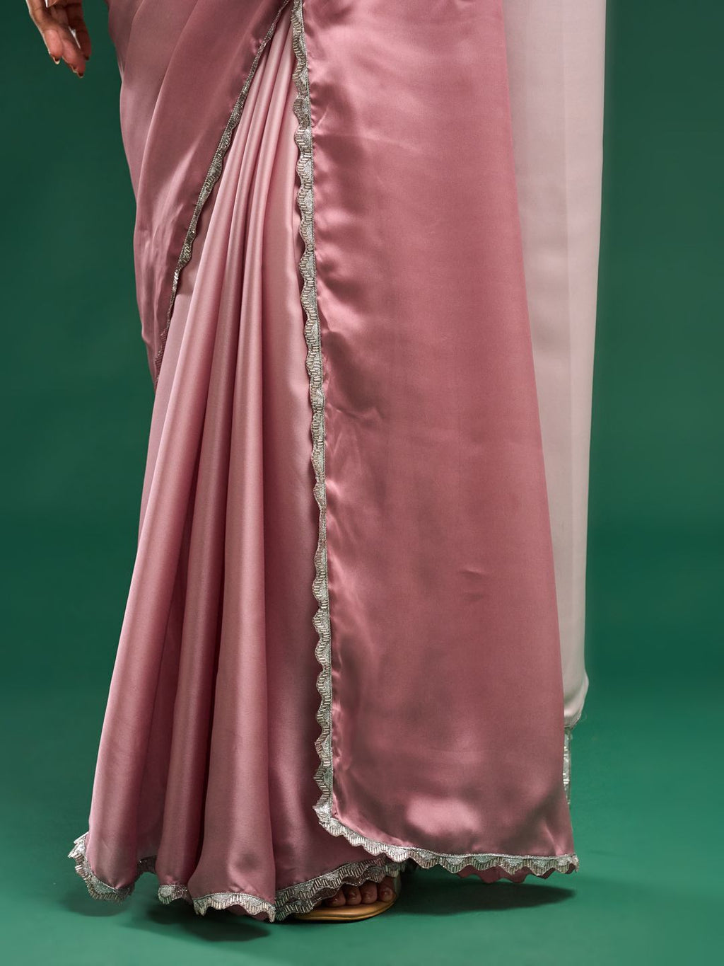 kasee Ombre Satin Saree | Grocsy