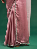 kasee Ombre Satin Saree | Grocsy