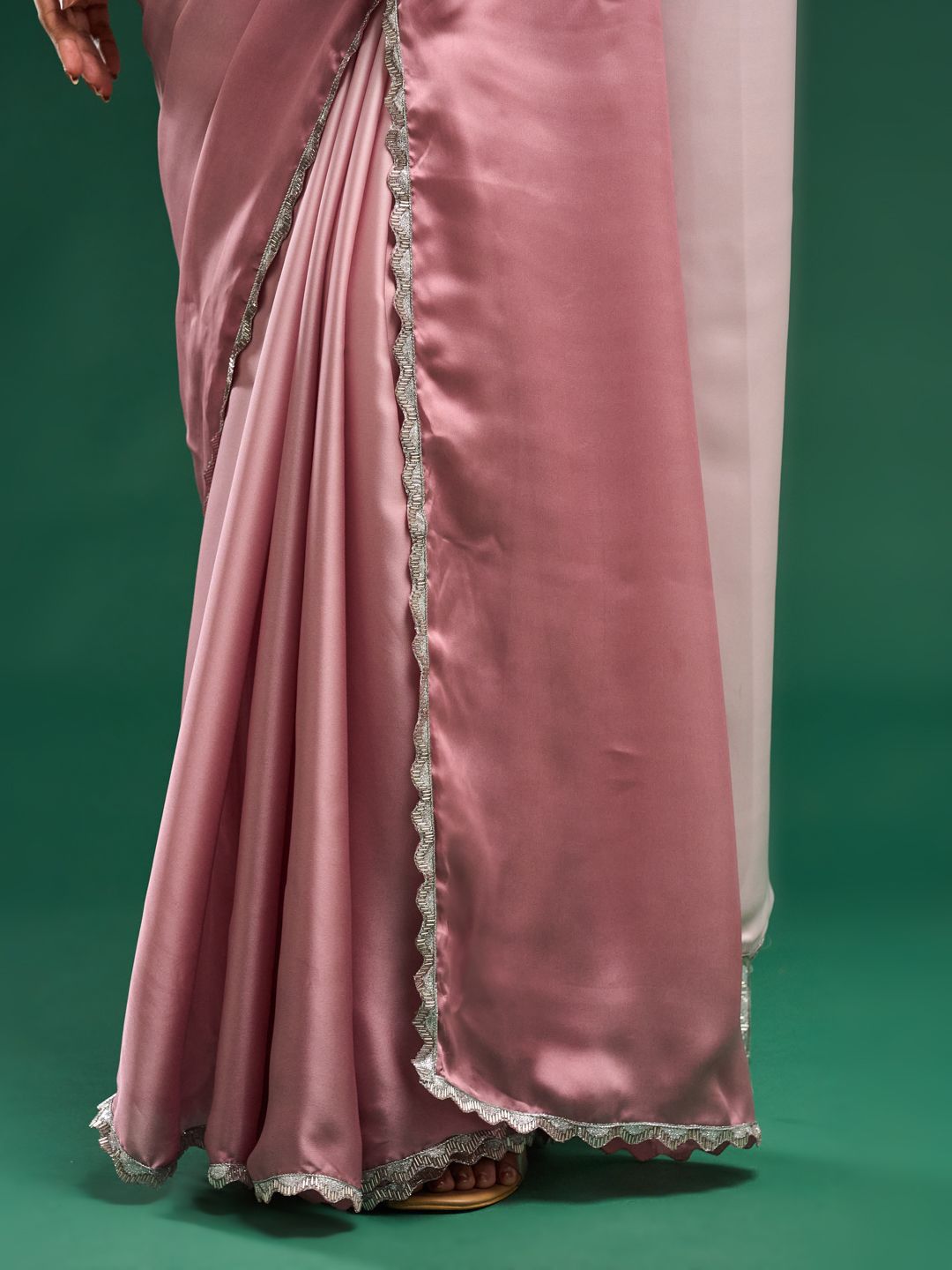 kasee Ombre Satin Saree | Grocsy