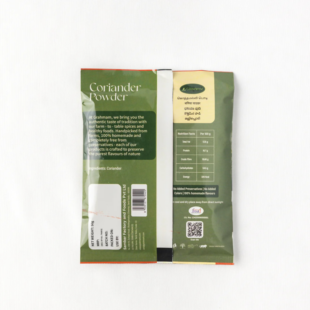 Grahmam Coriander Powder | Grocsy