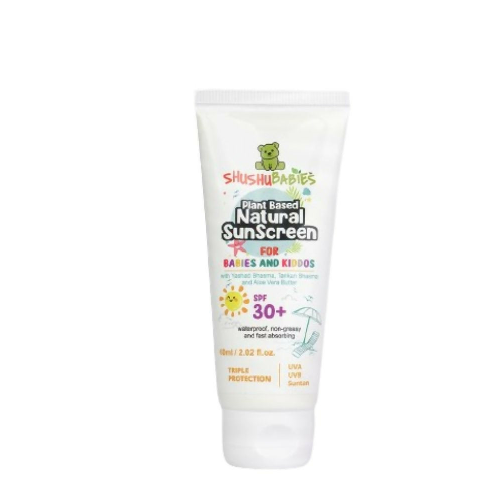 ShuShu Babies Sunscreen For Babies & Kids , SPF 30+ (under 0-12 Years) | Grocsy