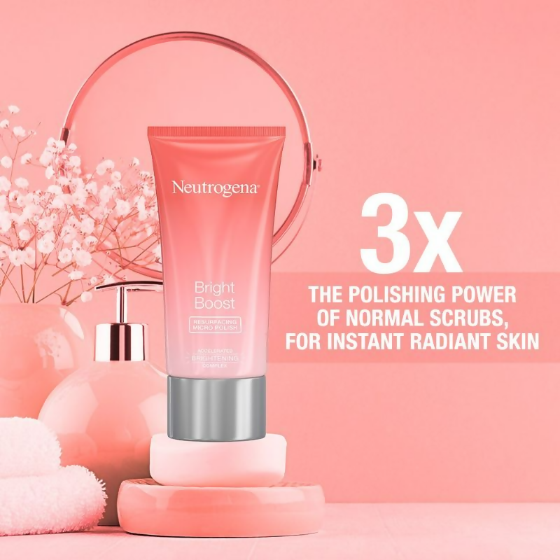 Neutrogena Bright Boost Micropolish Face Scrub & Exfoliator | Grocsy