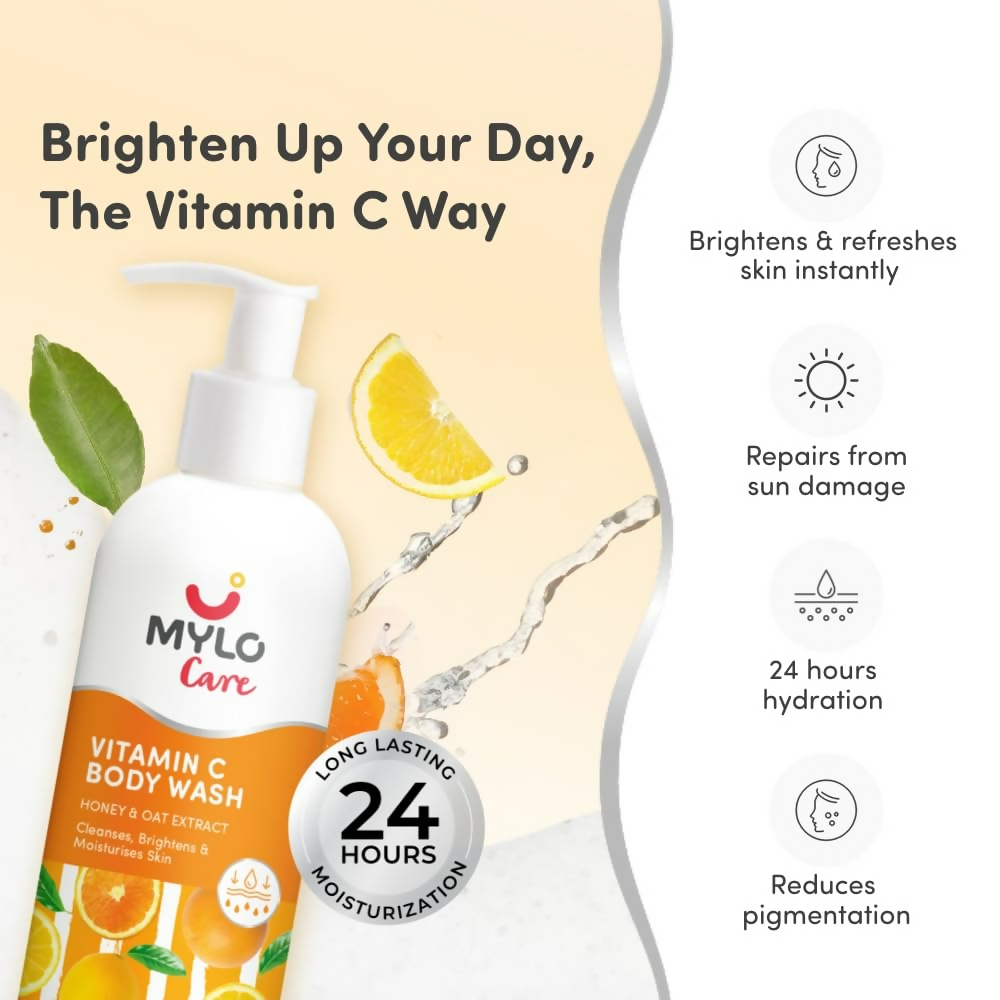 Mylo Care Vitamin C Body Wash with Honey | Grocsy