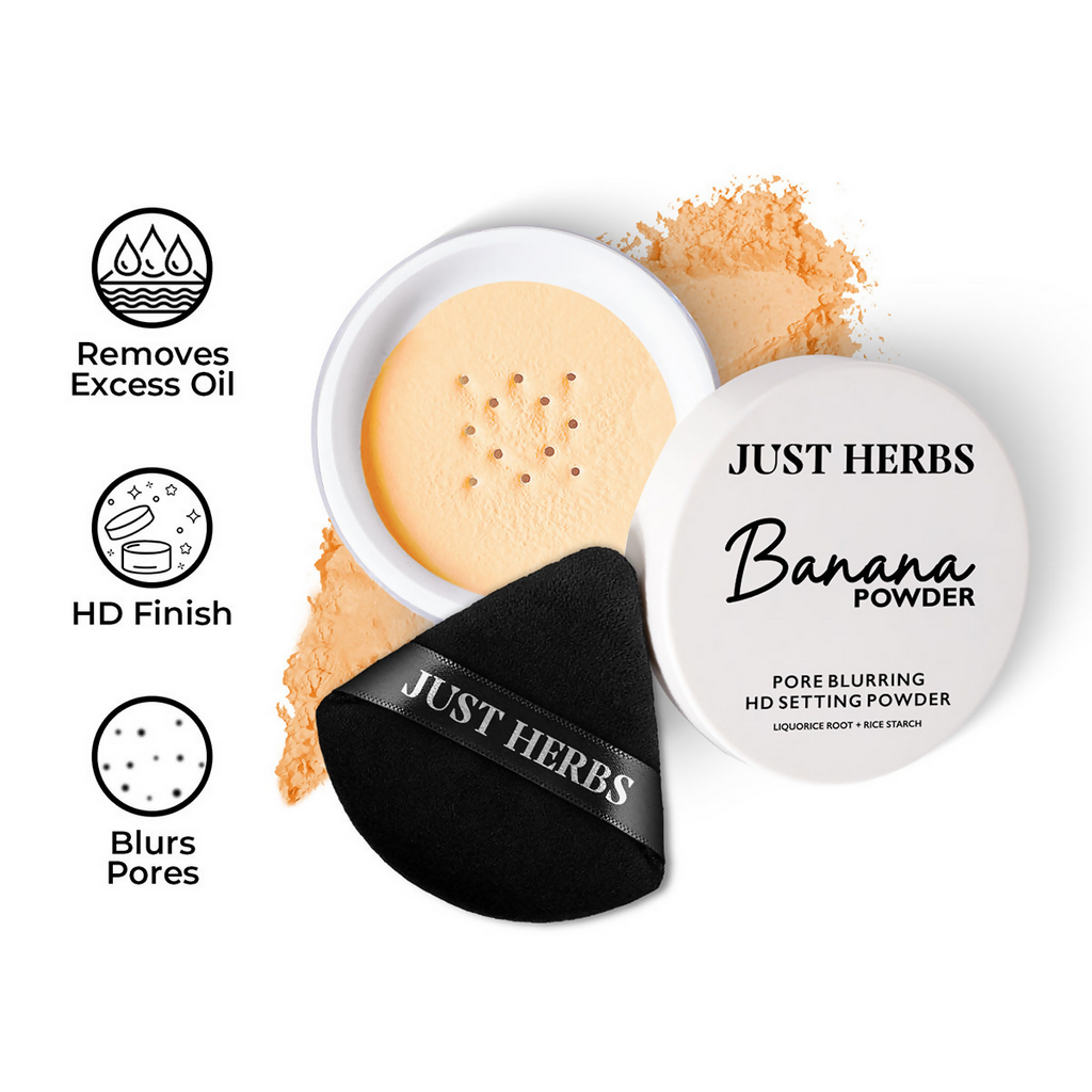 Just Herbs HD Setting Loose Powder - Yellow | Grocsy