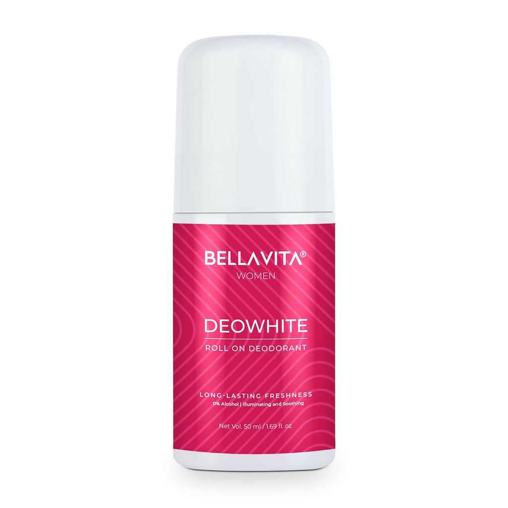 Bella Vita Deo White Natural Underarm Roll On Deodorant for Women | Grocsy