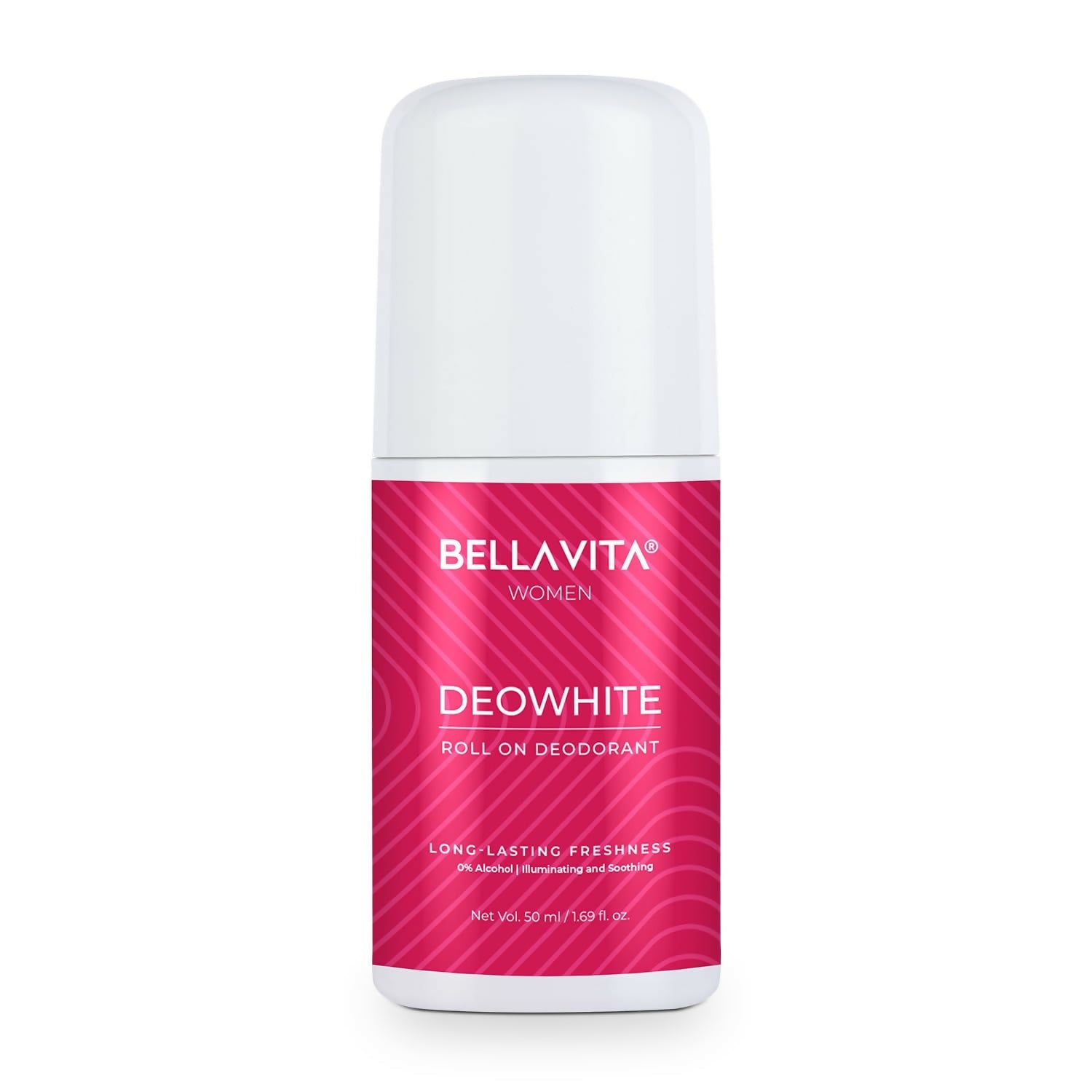 Bella Vita Deo White Natural Underarm Roll On Deodorant for Women | Grocsy