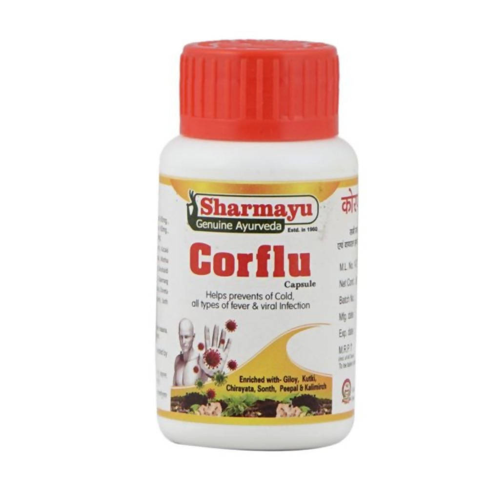 Sharmayu Ayurveda Corflu Capsules | Grocsy