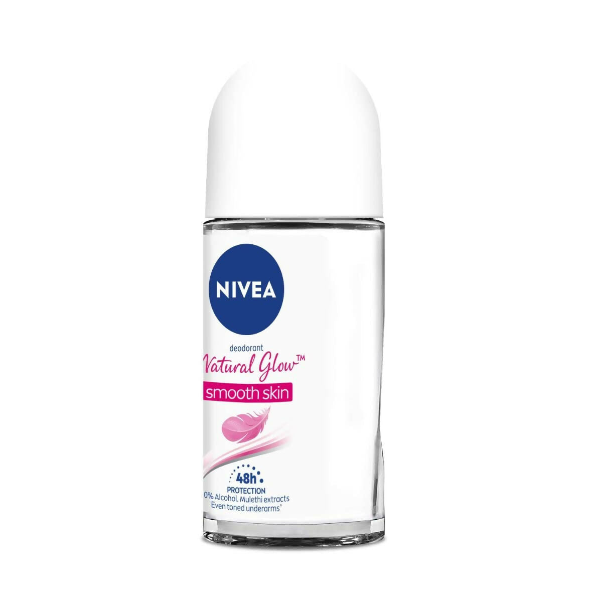 Nivea Natural Glow Smooth Skin Deodorant Roll On For Women | Grocsy
