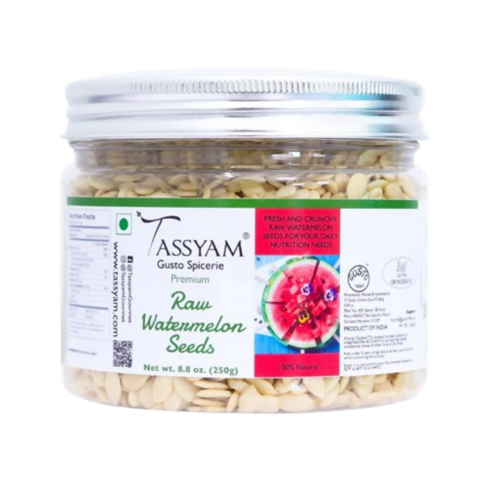 Tassyam Organics Raw Watermelon Seeds | Grocsy