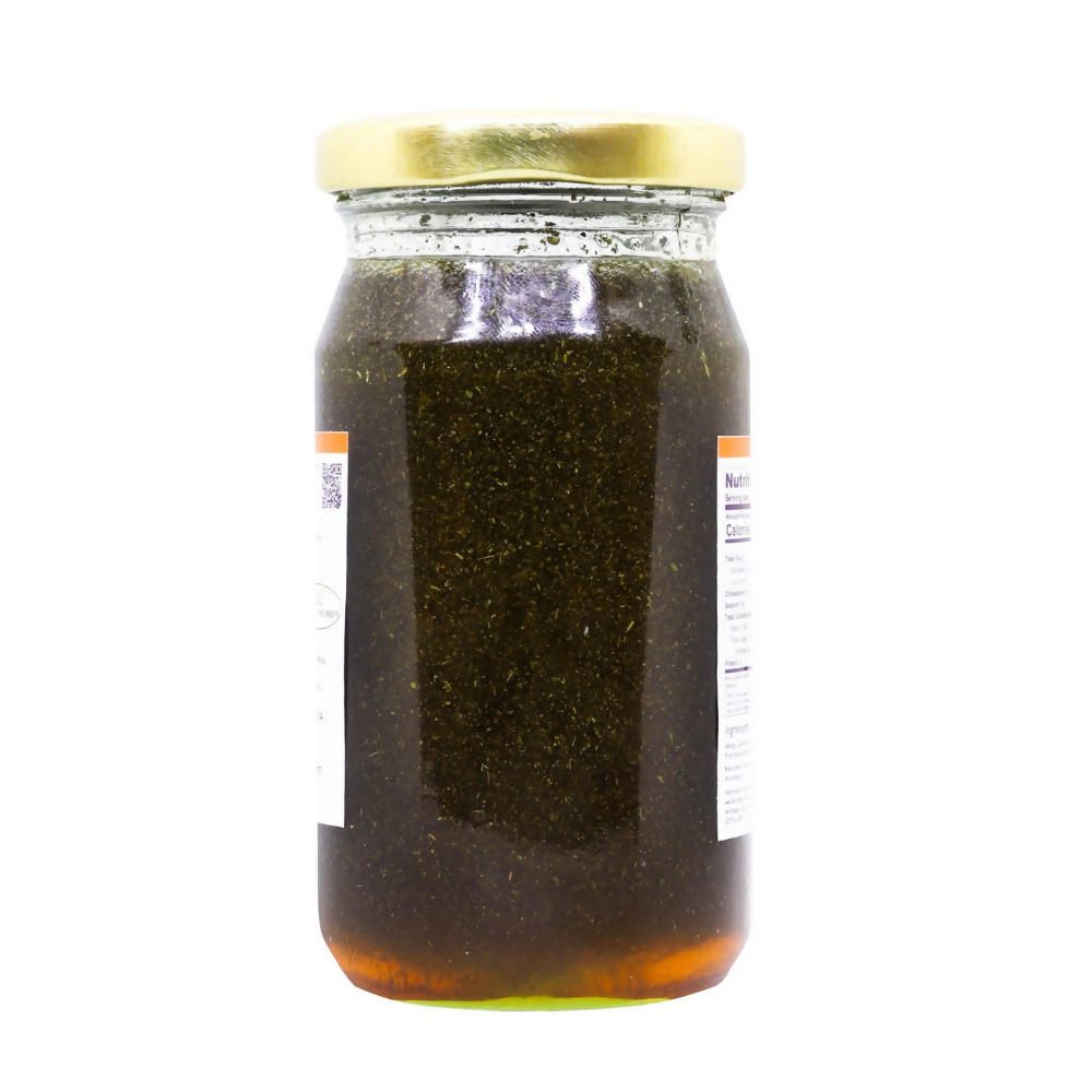 Tassyam Organics Wild Honey with Natural Dried Tulsi | Grocsy