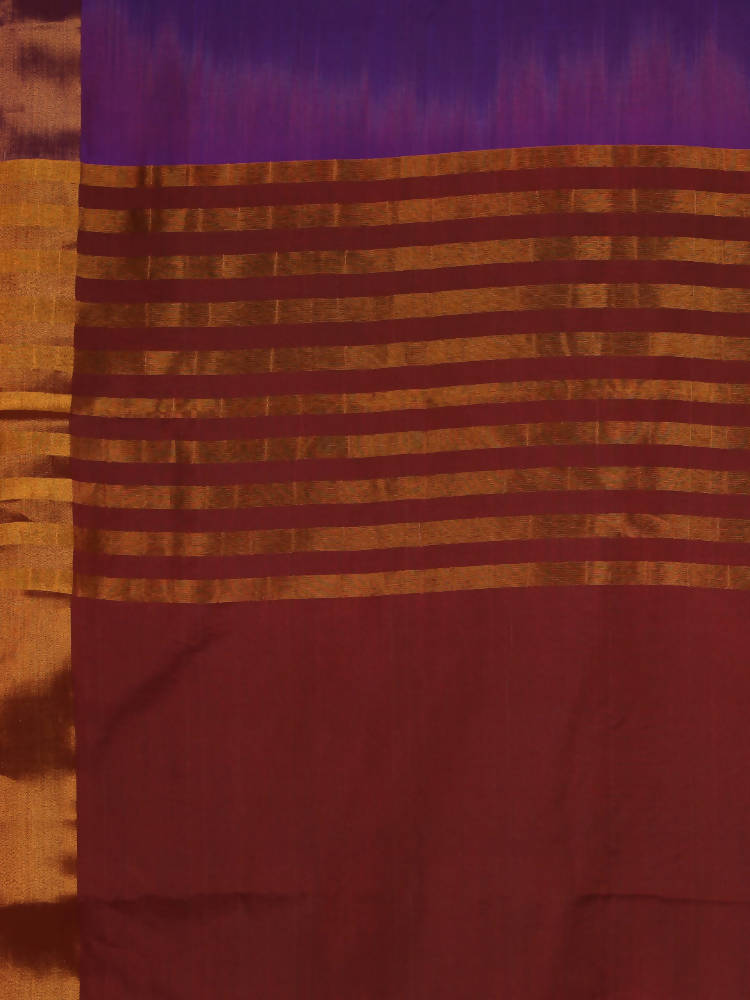 Kalamandir Beautiful Ikkat Print Multi Color Uppada Saree | Grocsy