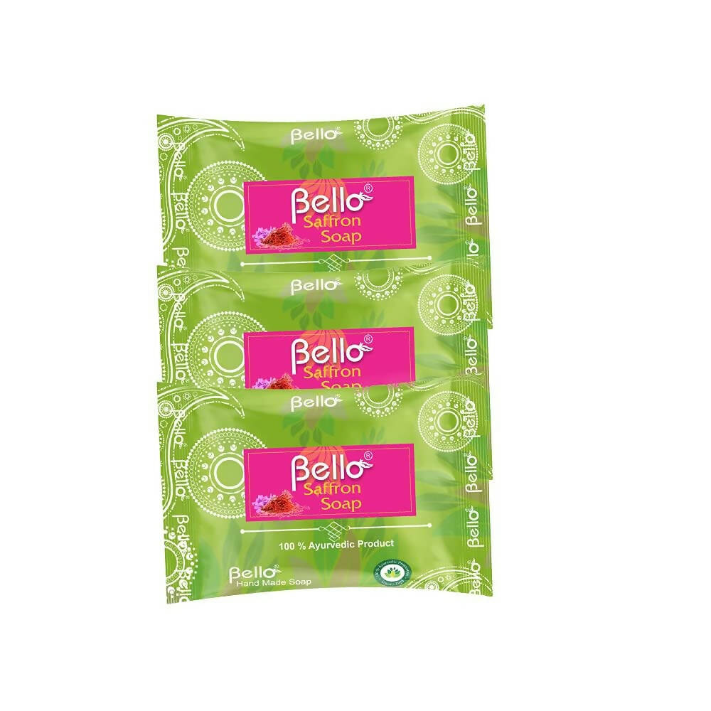 Bello Herbals Herbal Saffron Soap | Grocsy