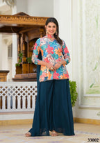 Designer Stylish Cream Dull satin Stitched Suit With Dupatta - Samya | Grocsy