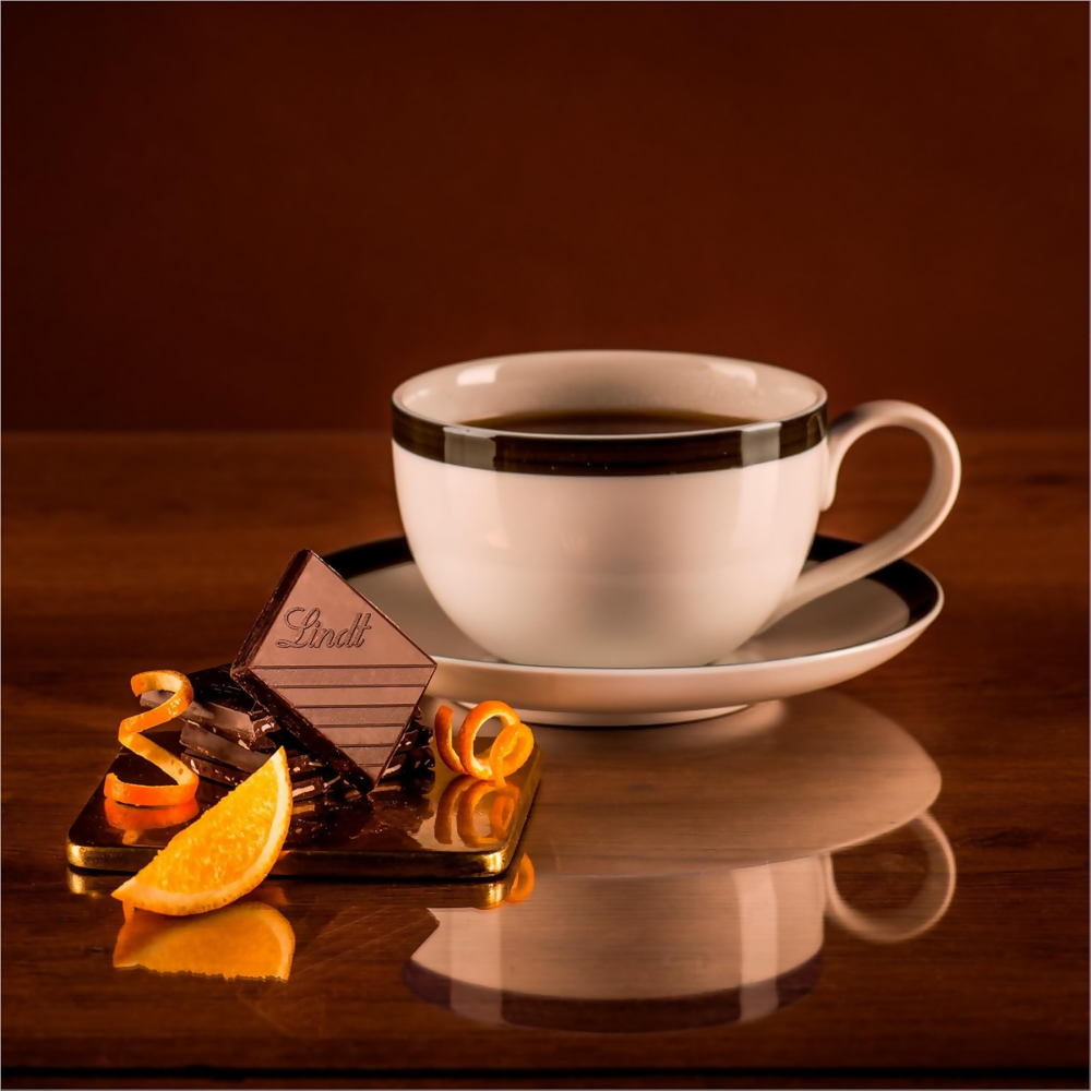 Lindt Excellence Orange Intense Dark Chocolate | Grocsy