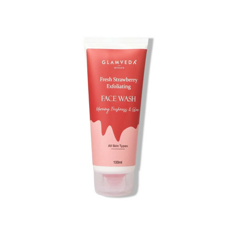 Glamveda Strawberry Exfoliating Face Wash | Grocsy