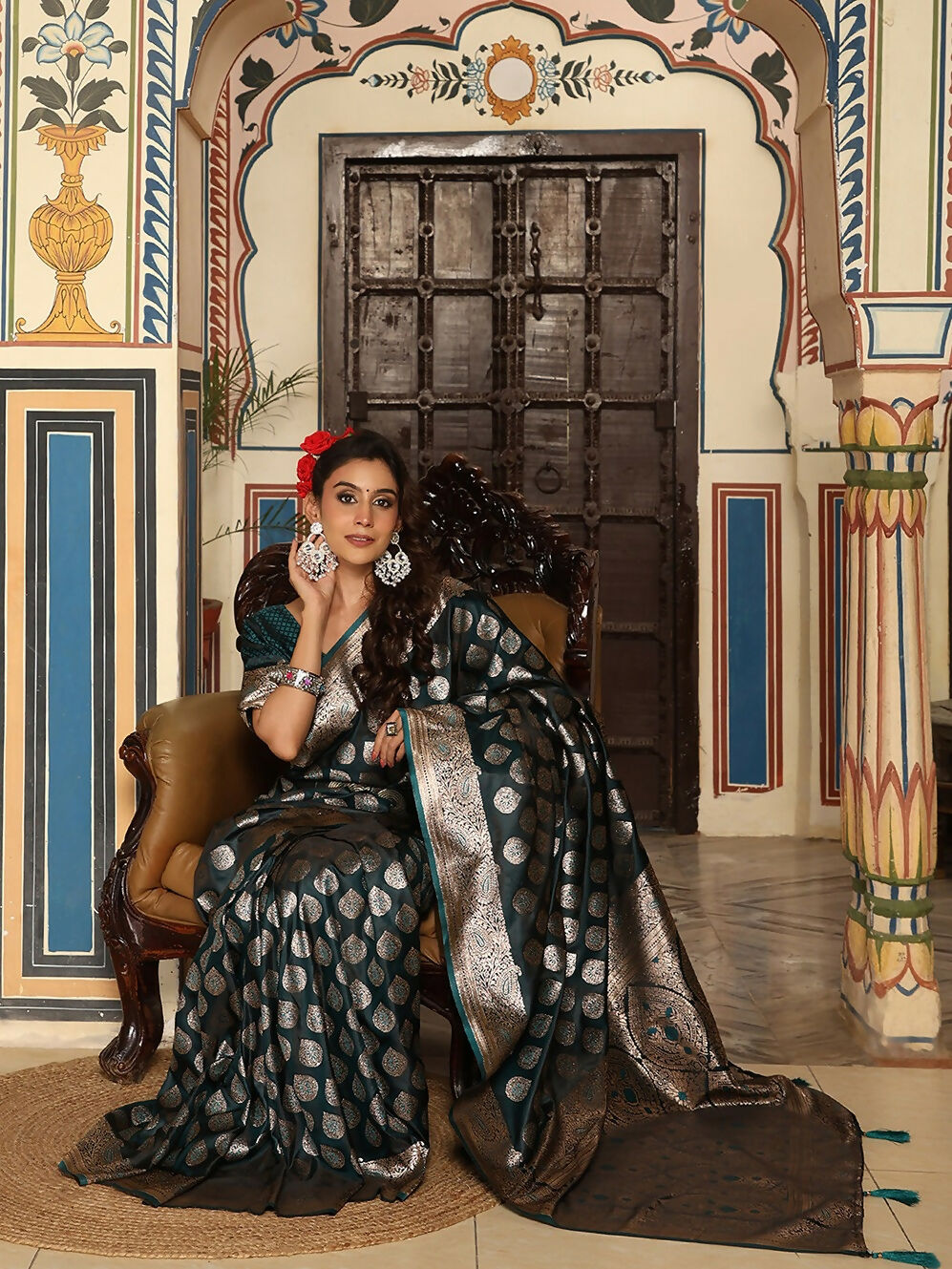Shree Shyam Fashion Torque Silk Saree | Grocsy
