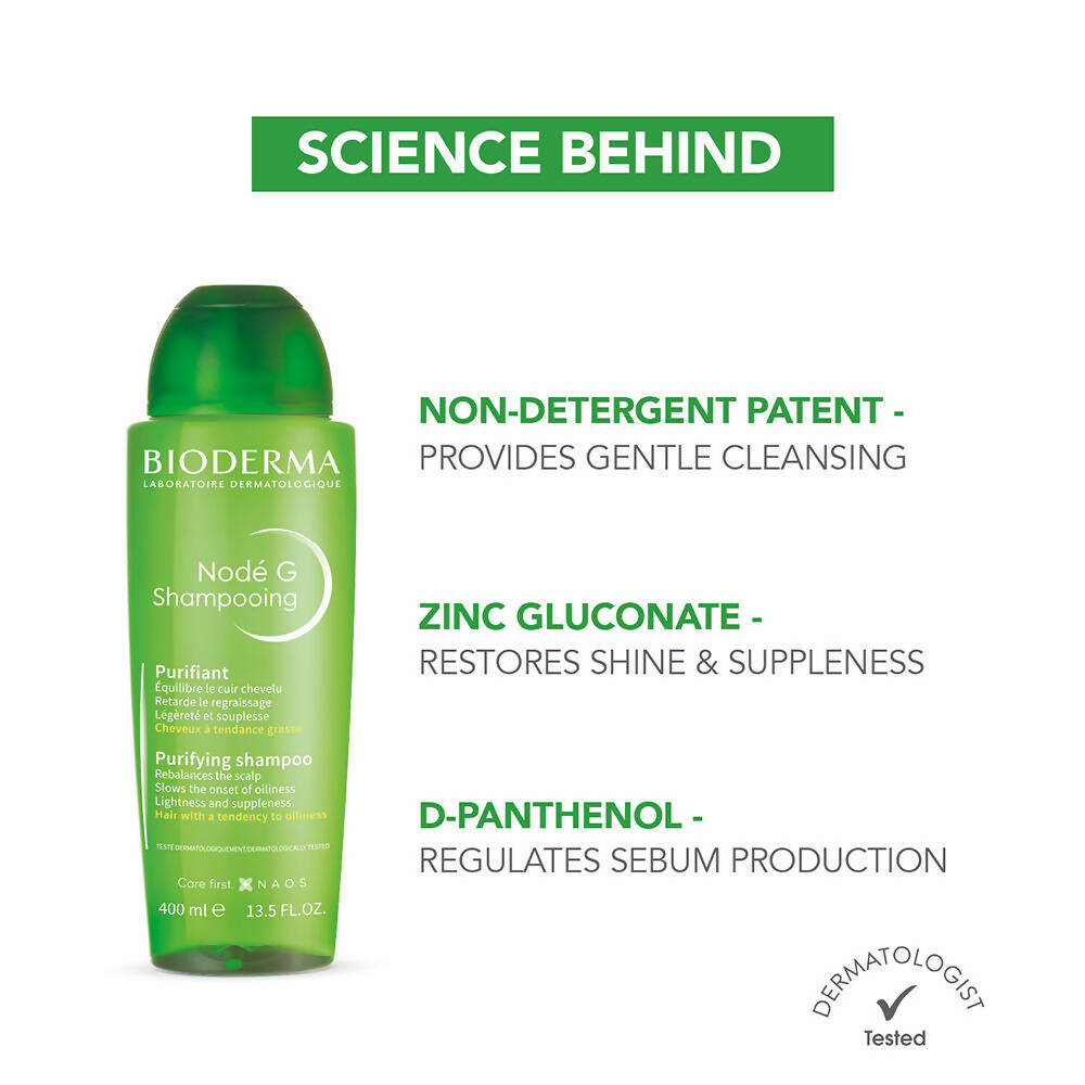 Bioderma Node G Purifying Shampoo With Tendency To Oiliness | Grocsy