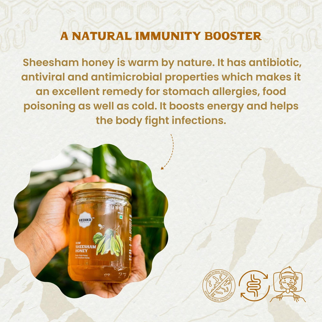 Vediko Origins Raw Sheesham Honey | Grocsy