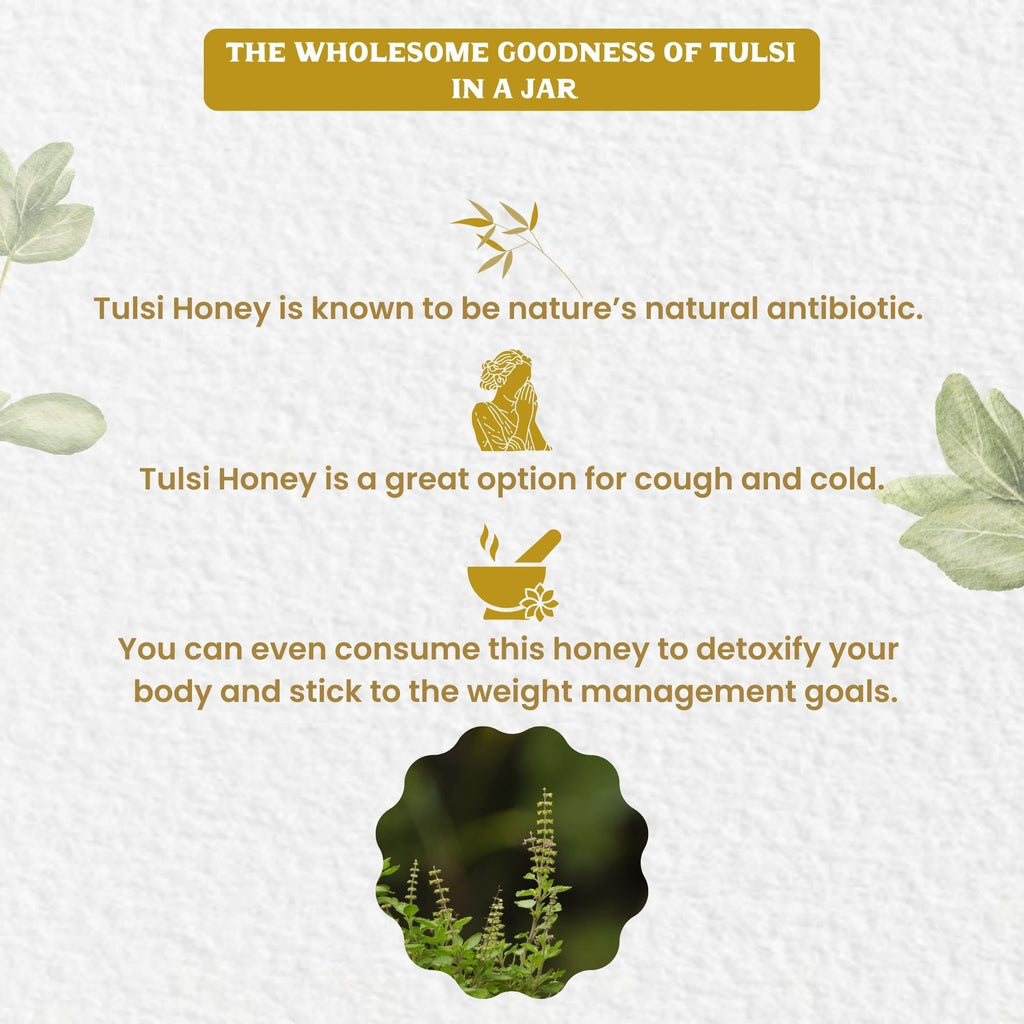 Vediko Origins Raw Tulsi Honey | Grocsy