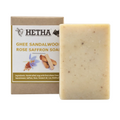 Hetha Ghee Sandalwood Rose Saffron Soap | Grocsy