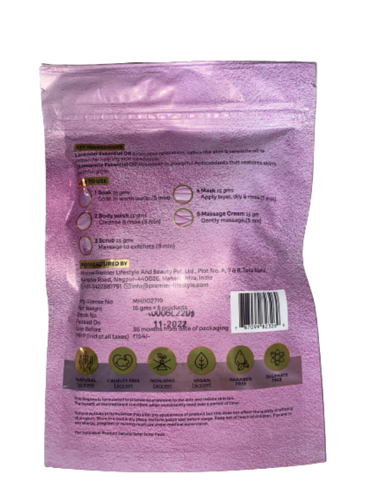 Vedic Valley Manicure and Pedicure Kit - Lavender and Chamomile | Grocsy