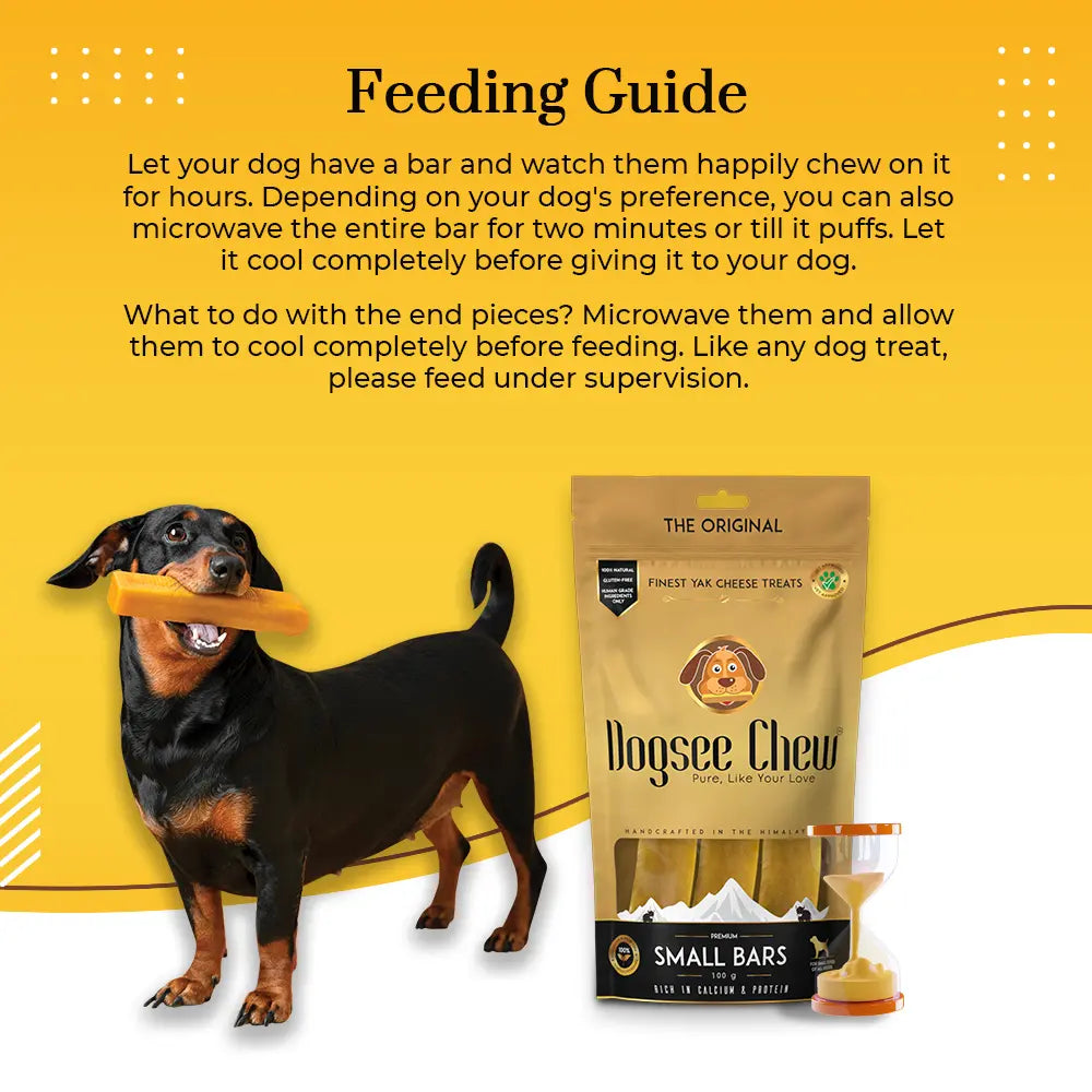 Dogsee Turmeric Small Bars: Long-Lasting Dental Chews for Small Dogs | Grocsy
