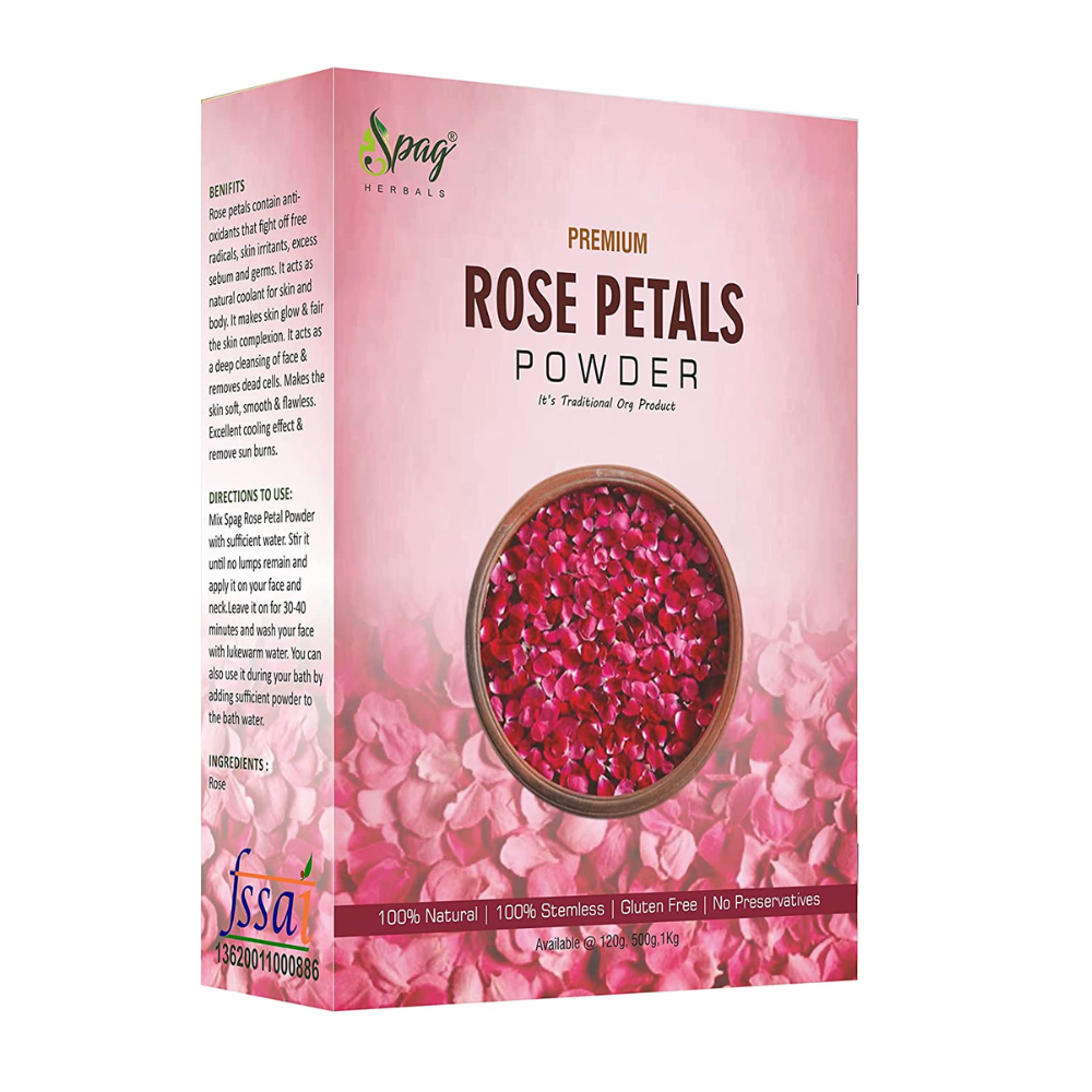 Spag Herbals Premium Rose Petals Powder | Grocsy